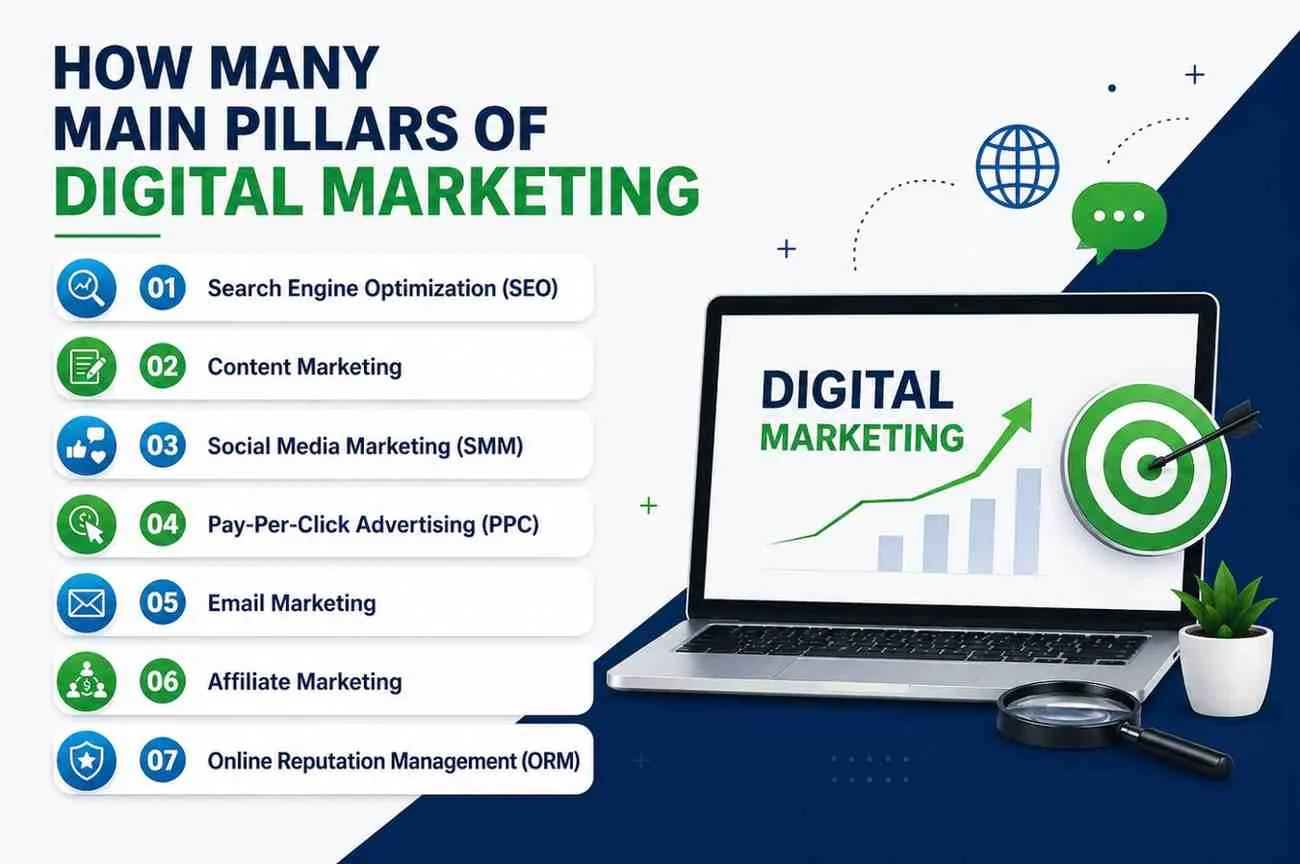 How Many Main Pillars of Digital Marketing